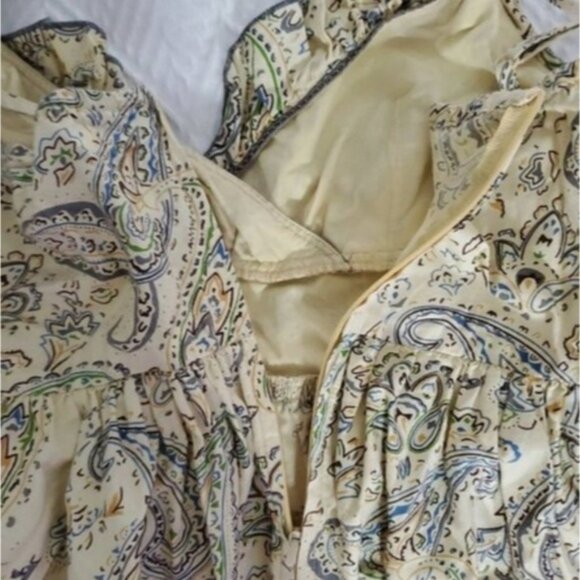 Vintage Fire Los Angeles Cotton Flutter fit and flare Dress- Size S - Picture 8 of 10